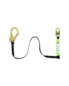 SRWV8104326 image(0) - PeakWorks Shock Absorbing Lanyards - Tear Pack 1” Webbing - Single Leg - Weight Capacity 130 to 310 Lbs - 6'