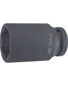 KKN18301M-43 image(0) - Ko-ken USA 18301M-43 1 Sq. Dr. Socket 43mm 6 point Length 108mm Thin walled