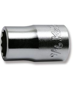 KKN4405A-9-16 image(0) - Ko-ken USA 4405A-9/16 1/2 Square Drive Socket 9/16 12 Point Length 37 mm