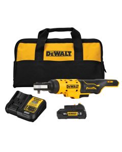 DWTDCF504GG1 image(0) - DeWalt XTREME 12V MAX* Brushless 1/4-in. Ratchet Kit