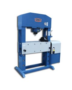BLI1012426 image(0) - Baileigh HSP-110M-HD - 220V 3 Phase 110 Ton Hydraulic Press. Can Be Operated with Motor or with Manually Operated Pump