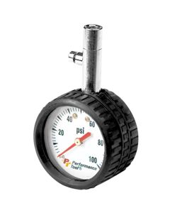 WLMW9106 image(0) - Wilmar Corp. / Performance Tool 2" Round Dial Tire Pressure Gauge