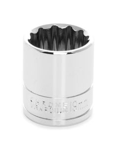WLMW38819 image(0) - Wilmar Corp. / Performance Tool 3/8" Drive 19mm 12pt Socket