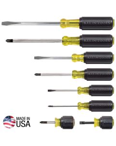 KLE85078 image(0) - Klein Tools Screwdriver Set, Multi-Application, 8-Piece