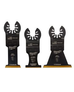MLW49-10-9005 image(1) - Milwaukee Tool Milwaukee OPEN-LOK 3PC MULTI-MATERIAL CUTTING MULTI-TOOL BLADE VARIETY PACK