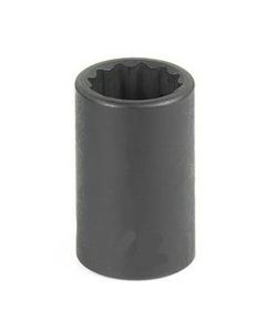 GRE1114M image(0) - Grey Pneumatic 3/8" Drive x 14mm 12 Point Standard Socket