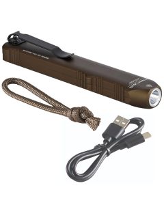 STL88811 image(1) - Streamlight Wedge - Includes USB-C Cord and Lanyard - Coyote