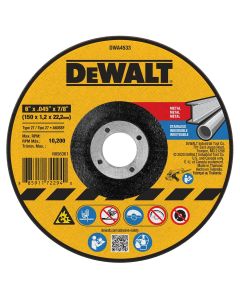 DWTDWA4533 image(0) - DEWALT General Purpose Cutting Wheels