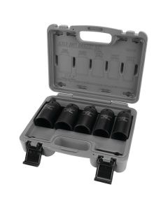 WLMW89316 image(0) - Wilmar Corp. / Performance Tool 5 Piece 12pt Axle Nut Socket