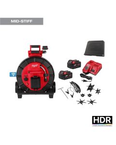 MLW3975-22 image(0) - Milwaukee Tool M18 200 Feet Mid-Stiff Modular Pipeline Inspection System