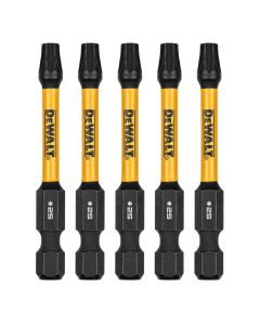DWTDWAF2TX25IR5 image(0) - DEWALT 2.25In Torx T25 Flextorq 5Pk