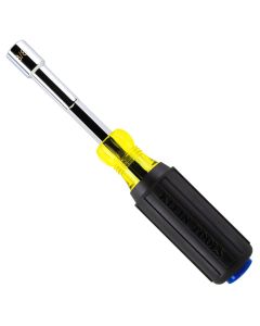 KLE65414 image(0) - Klein Tools Color-Coded Hollow-Shaft Heavy-Duty Nut Driver, 1/4-Inch