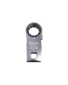 KTIXD2CW18MM image(0) - K Tool International Ratcheting Crowfoot Wrench 18mm 3/8 Inch Drive