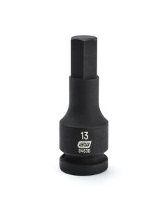 KDT84630 image(0) - GEARWRENCH 1/2 Inch Drive Hex Bit Impact Metric Socket 13mm