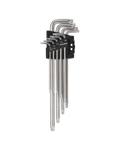 VES8509TXHU image(1) - Vessel Tools Tamper-proof TORX L-Key Wrench 9PC. Set No.8509TXHU