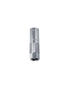 KTI22238 image(0) - K Tool International Spark Plug Socket Magnetic Deep 9/16 Inch 6 Point