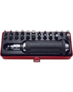 KKNAG112F image(0) - Ko-ken USA AG112F 1/2 Square Drive Attack Driver Set Rubber Grip 25 pieces