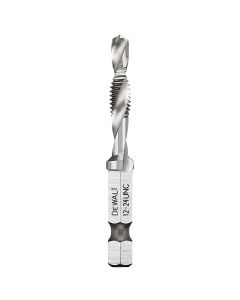 DWTDWADTQTR1224 image(0) - DEWALT Impact Ready 12-24 Unc Drill Tap, 1/4" Capacity