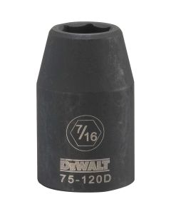 DWTDWMT75120OSP image(0) - DEWALT Dwmt 6Pt 1/2In Dr Im Skt 7/16In Sae