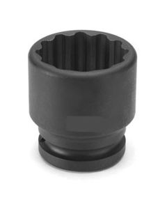 GRE3124M image(0) - Grey Pneumatic 3/4" Drive x 24mm Standard - 12 Point Socket