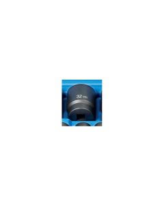 GRE2132M image(0) - Grey Pneumatic 1/2" Drive x 32mm Standard - 12 Point Socket