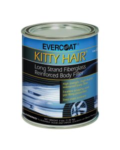 FIB868 image(0) - Fibre glass Evercoat KITTY HAIR 100868 Long Strand Fiberglass Reinforced Body Filler, 1 qt Can, Paste, Long Strand