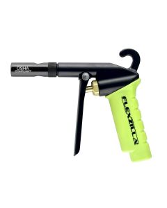 LEGAG1502FZ image(0) - Legacy Manufacturing Flexzilla X1 Blow Gun with Xtreme-Flo Safety Nozzle, ZillaGreen