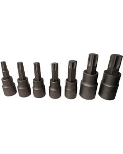OTC5900-T40-T70 image(0) - OTC TORX Socket Set, 7 pcs. INCLUDES T40, T45, T47, T50, T55, T60, T70
