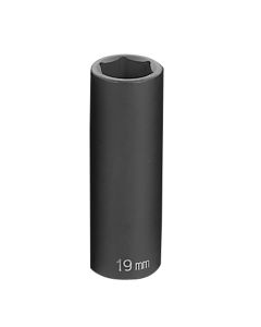 GRE2019MD image(0) - Grey Pneumatic 1/2" Drive x 19mm Deep Socket