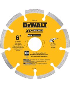 DWTDW4739 image(0) - DEWALT 0.250 Xp Diamond Tuck Point Blade, 6-Inch