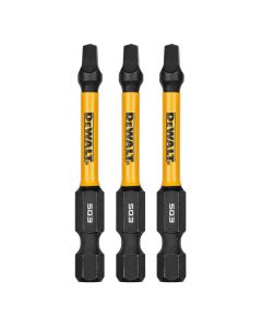 DWTDWAF2SQ3IR3 image(0) - DEWALT 2.25In Square #3 Flextorq 3Pk