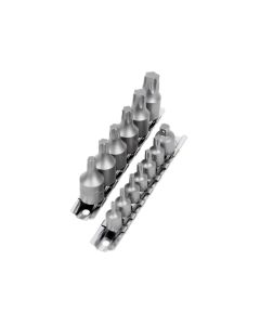 WLMW1313 image(0) - Wilmar Corp. / Performance Tool 15 Piece Star Bit Socket Set