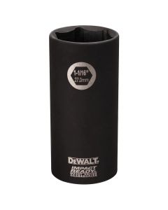 DWTDW22952 image(0) - DEWALT 1-1/16-Inch Impact Ready Deep Socket For 1/2-Inch Drive