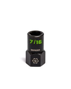GETXBS32 image(0) - Grip Edge Tools 7/16"  3/8" Dr RPT Socket Extractor with FORS (Standard Length)