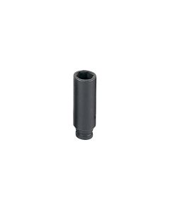 GRE914DG image(0) - Grey Pneumatic 1/4" Drive x 7/16" Magnetic Deep Socket