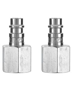 LEGA53630FZ-2PK image(0) - Legacy Manufacturing Flexzilla Pro High Flow Plug, 1/4" Body, 3/8" FNPT, 2-Pack
