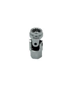 VIMDDSUJ4516 image(0) - VIM Tools 5/16 Inch 12 Point Dual Drive Stubby UJ SAE Socket - 1/4 Inch X 11 mm Drive
