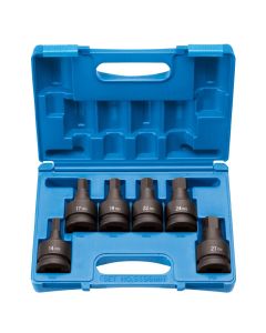 GRE9196MH image(0) - Grey Pneumatic 1" Drive 6 Piece Hex Driver Metric Set