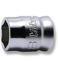 KKN2400MZ-8 image(0) - Ko-ken USA 2400MZ-8 1/4 Sq. Dr. Socket 8mm 6 point Length 15mm Z-series