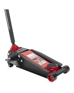 INT352SD image(1) - American Forge & Foundry Service Jack - 3.5 Ton Capacity - Lightning Lift - Short Chassis - 2 pc Handle - 4" Min H to 20.5" Max H - SUPER DUTY