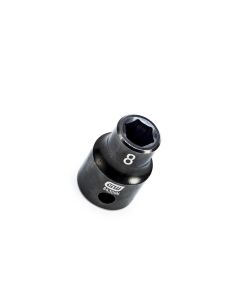 KDT84309N image(0) - GEARWRENCH 3/8 Inch Drive 6 Point Standard Impact Metric Socket 8mm
