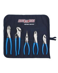 CHATOOLROLL-1 image(0) - Channellock 5 Piece Technicians Plier Set