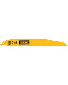 DWTDWAR966 image(0) - DEWALT 9in 6TPI Demo Reciprocating Blade 5-Ct