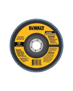 DEWALT 5-Inch By 7/8-Inch 36-Grit Zirconia Flap Disc