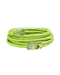 LEGFZ512725 image(1) - Legacy Manufacturing Flexzilla Pro Extension Cord, 14/3 AWG SJTW, 25', Outdoor, Lighted Plug