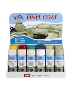 SEMM25889 image(0) - SEM Paints Marine Vinyl Coat 12 Can Assortment
