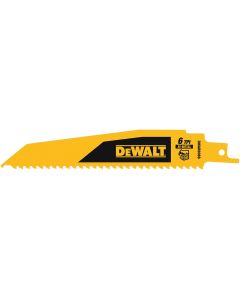 DWTDWAR6066N25 image(0) - DEWALT 6IN 6TPI DEMO RECIP BLD 1-CT
