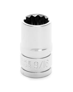 WLMW32518 image(0) - Wilmar Corp. / Performance Tool 1/2" Drive 9/16" 12pt Socket