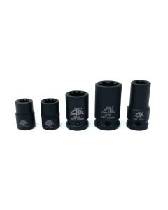 CTA5035 image(0) - CTA Manufacturing VAG 5Piece Brake Caliper Socket Set