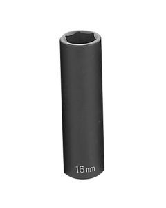 GRE2016MD image(0) - Grey Pneumatic 1/2" Drive x 16mm Deep Socket